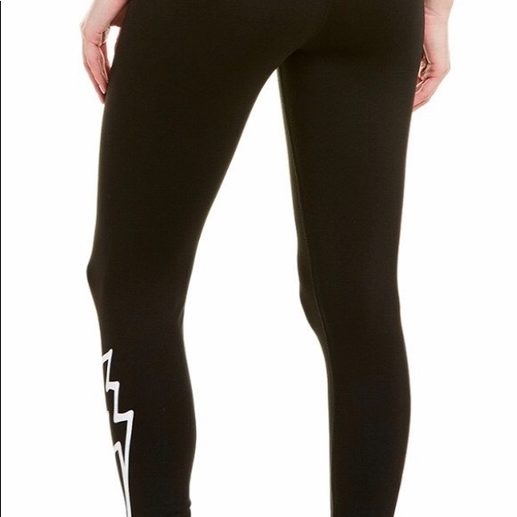 BETSEY JOHNSON HIGH-RISE LEGGING W/ Lighting bolt - Picture 2 of 9